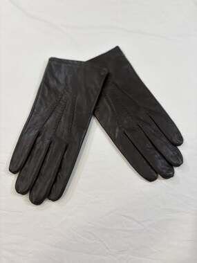 Men's Leather Thinsulate Gloves Brown Size XL